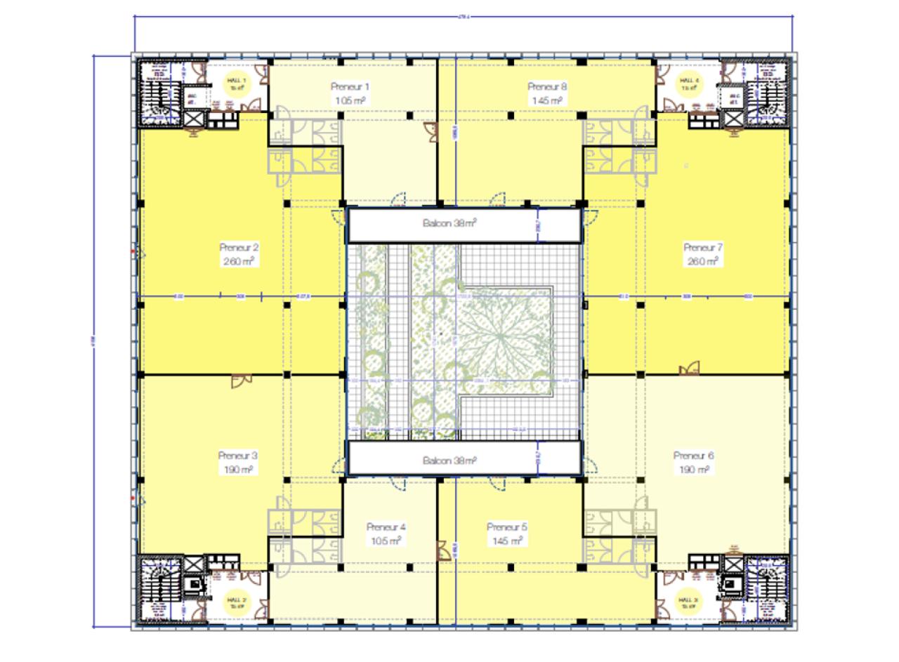Bureau Mérignac 3643m² Vente bureau Mérignac Gironde OVBUR2423751 1